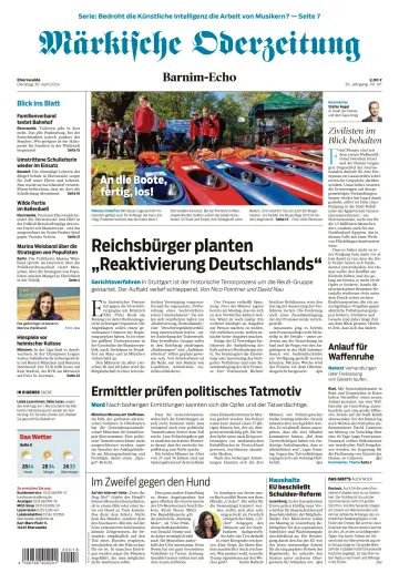 Märkische Oderzeitung (Eberswalde) - 30 Apr 2024