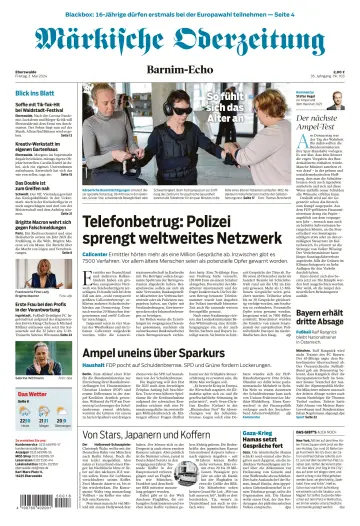 Märkische Oderzeitung (Eberswalde) - 3 May 2024