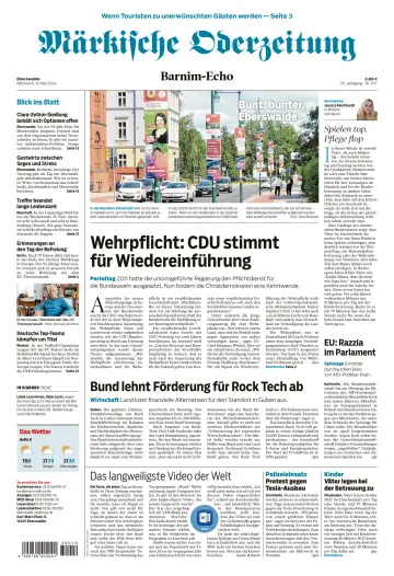 Märkische Oderzeitung (Eberswalde) - 8 May 2024