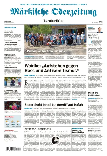 Märkische Oderzeitung (Eberswalde) - 10 May 2024