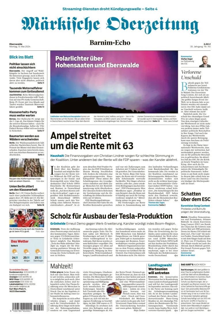 Märkische Oderzeitung (Eberswalde)