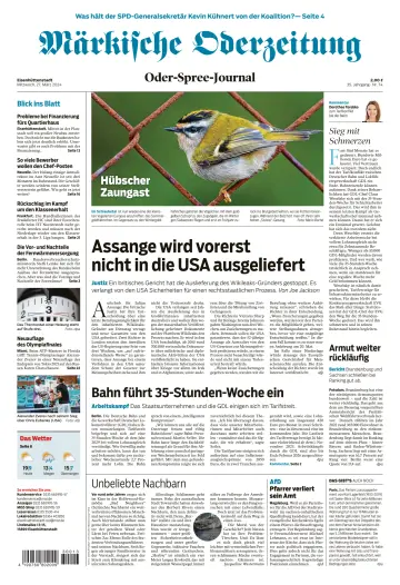 Märkische Oderzeitung (Eisenhüttenstadt) - 27 Mar 2024