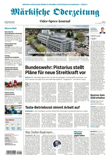Märkische Oderzeitung (Eisenhüttenstadt) - 05 四月 2024