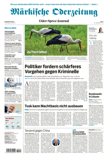 Märkische Oderzeitung (Eisenhüttenstadt) - 9 Aib 2024