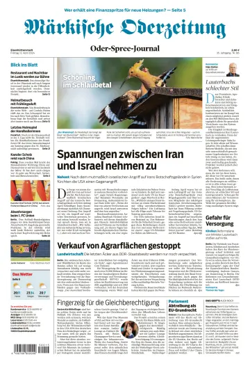 Märkische Oderzeitung (Eisenhüttenstadt) - 12 4月 2024
