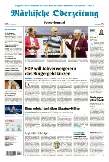 Märkische Oderzeitung (Erkner) - 22 Apr 2024