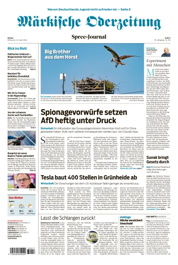 Märkische Oderzeitung (Erkner) - 24 Apr 2024
