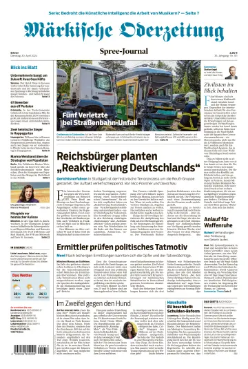 Märkische Oderzeitung (Erkner) - 30 Apr 2024
