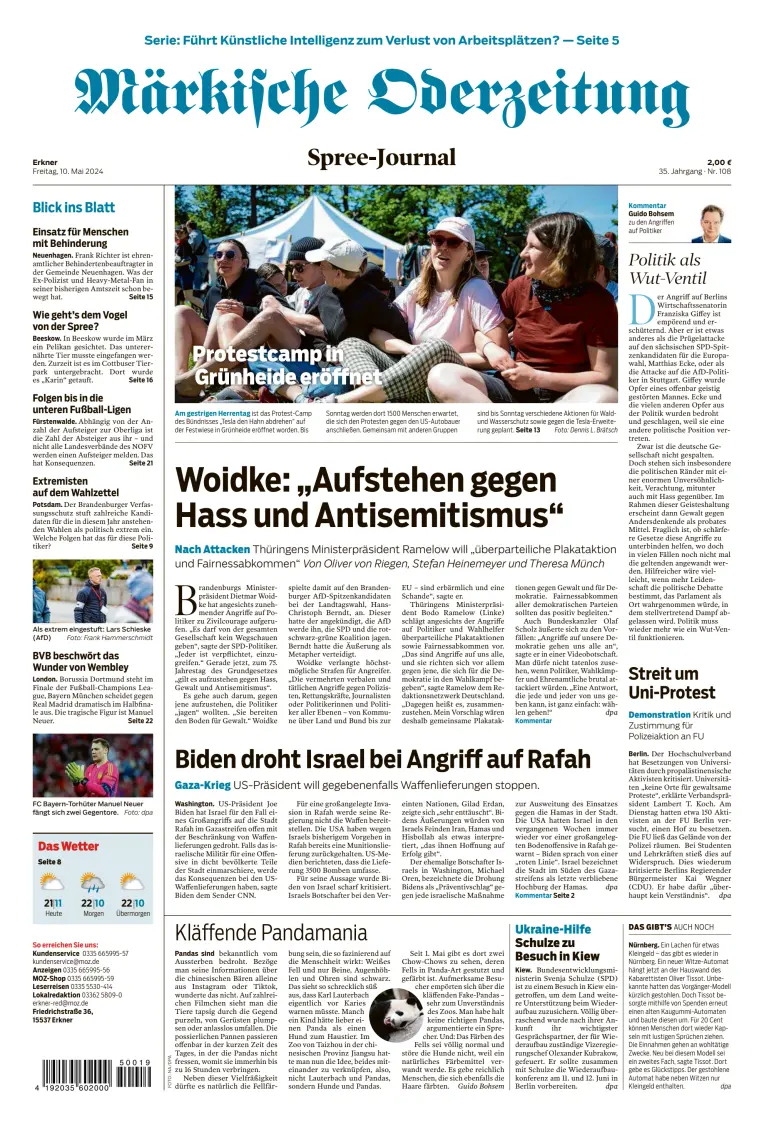 Märkische Oderzeitung (Erkner)