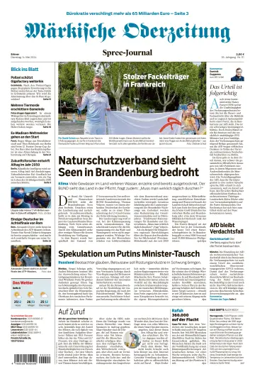 Märkische Oderzeitung (Erkner) - 14 Mai 2024