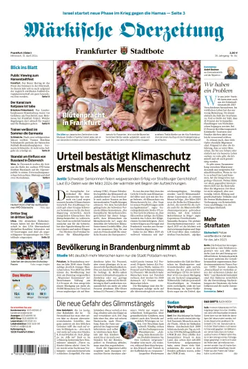 Märkische Oderzeitung Frankfurt (Oder) - 10 Apr 2024