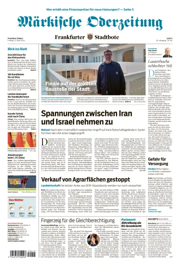 Märkische Oderzeitung Frankfurt (Oder) - 12 Apr 2024