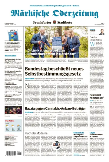 Märkische Oderzeitung Frankfurt (Oder) - 13 Apr 2024