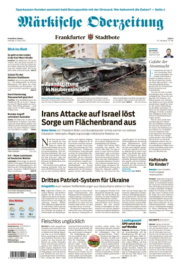 Märkische Oderzeitung Frankfurt (Oder) - 15 Apr 2024