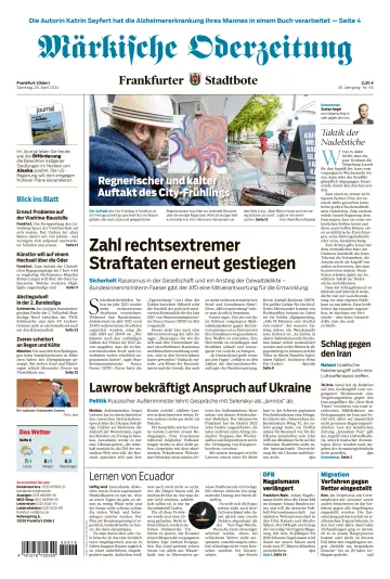 Märkische Oderzeitung Frankfurt (Oder) - 20 Apr 2024