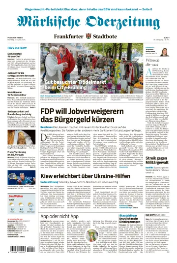 Märkische Oderzeitung Frankfurt (Oder) - 22 avr. 2024