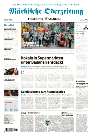 Märkische Oderzeitung Frankfurt (Oder) - 26 avr. 2024