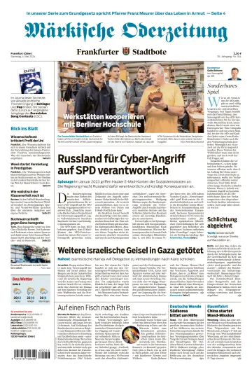 Märkische Oderzeitung Frankfurt (Oder) - 04 mai 2024