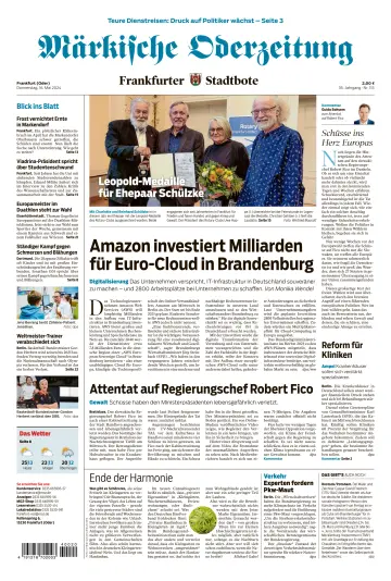 Märkische Oderzeitung Frankfurt (Oder) - 16 mai 2024