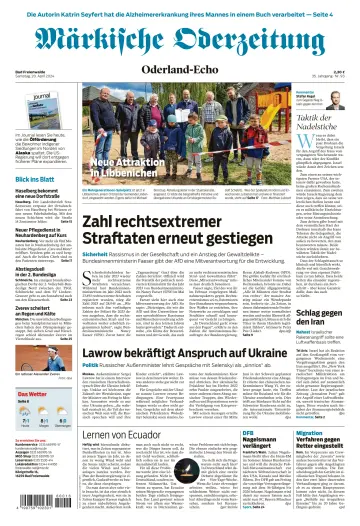 Märkische Oderzeitung (Bad Freienwalde) - 20 Apr 2024