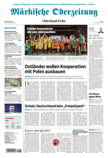 Märkische Oderzeitung (Bad Freienwalde) - 02 5月 2024