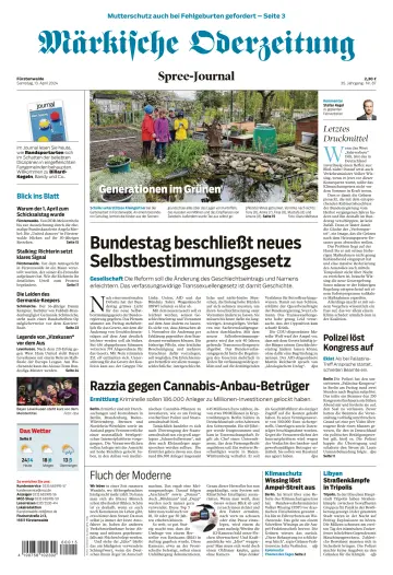 Märkische Oderzeitung (Fürstenwalde) - 13 Apr 2024