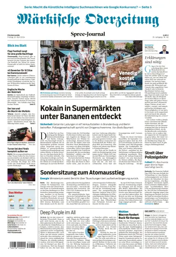 Märkische Oderzeitung (Fürstenwalde) - 26 Apr 2024