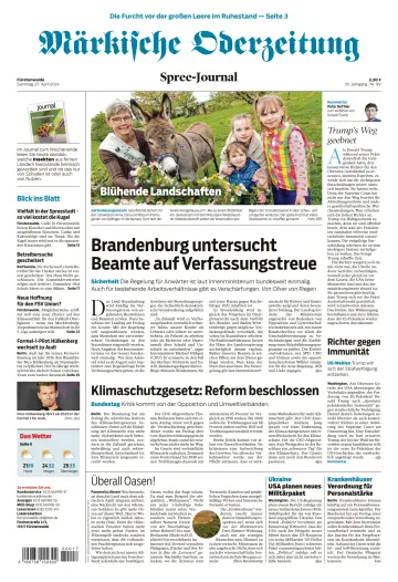 Märkische Oderzeitung (Fürstenwalde) - 27 Apr 2024