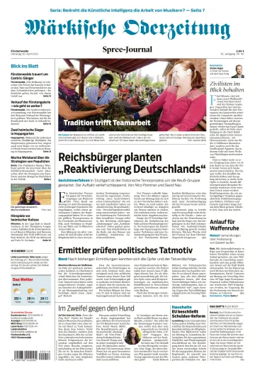 Märkische Oderzeitung (Fürstenwalde) - 30 Apr 2024