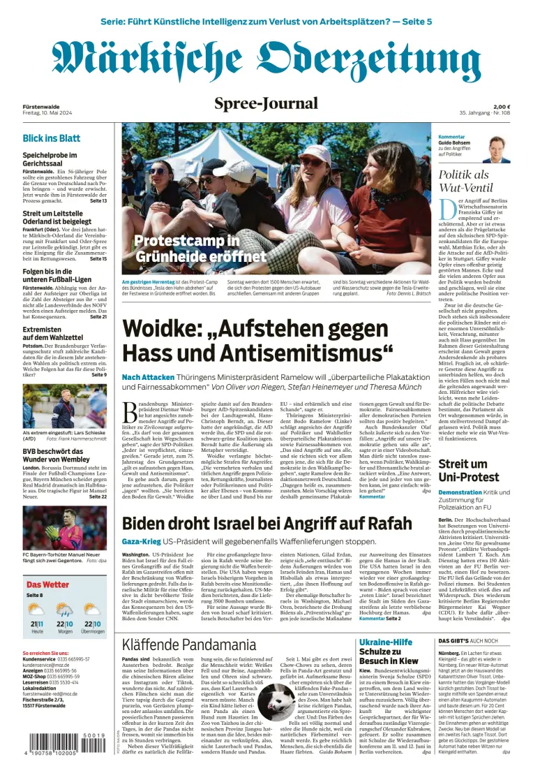 Märkische Oderzeitung (Fürstenwalde)
