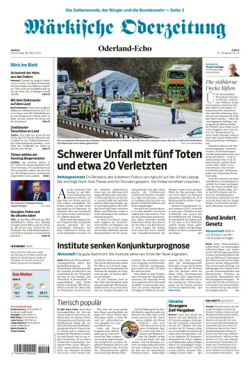 Märkische Oderzeitung (Seelow) - 28 三月 2024