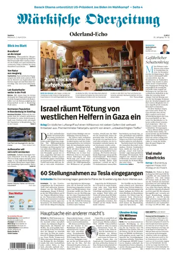 Märkische Oderzeitung (Seelow) - 03 apr 2024
