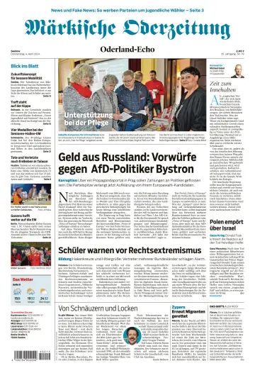Märkische Oderzeitung (Seelow) - 04 apr 2024