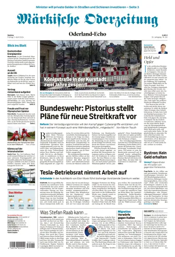 Märkische Oderzeitung (Seelow) - 05 四月 2024