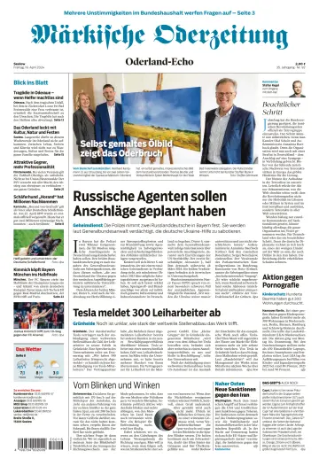 Märkische Oderzeitung (Seelow) - 19 四月 2024