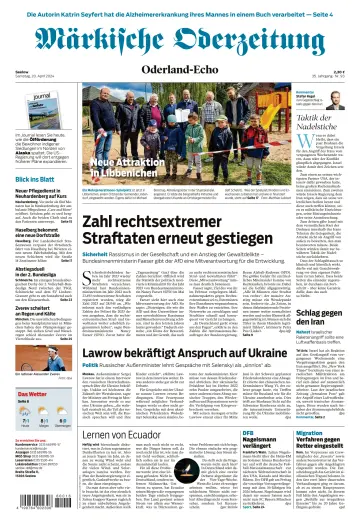 Märkische Oderzeitung (Seelow) - 20 Apr. 2024