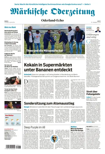 Märkische Oderzeitung (Seelow) - 26 avr. 2024