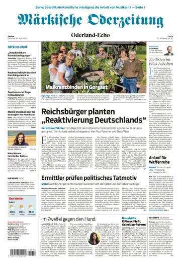 Märkische Oderzeitung (Seelow) - 30 Nis 2024