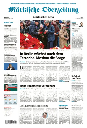 Märkische Oderzeitung (Strausberg) - 25 mars 2024