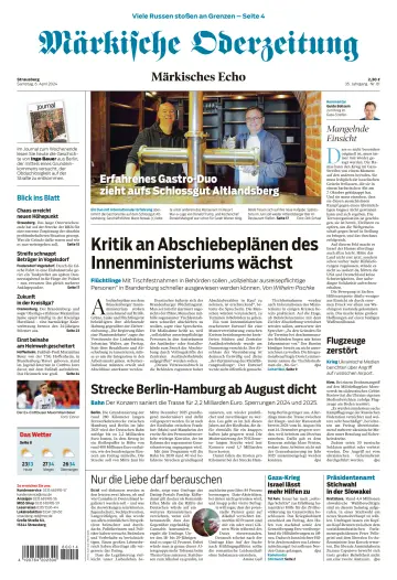 Märkische Oderzeitung (Strausberg) - 06 4月 2024