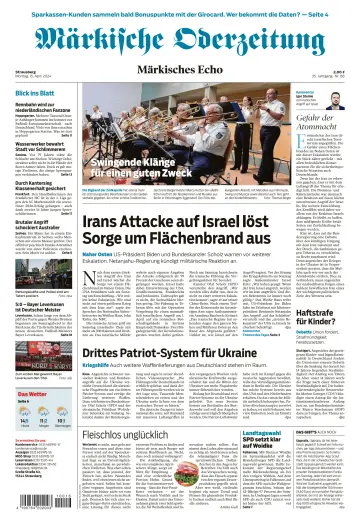 Märkische Oderzeitung (Strausberg) - 15 4月 2024