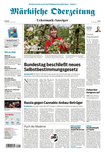 Märkische Oderzeitung (Schwedt) - 13 Apr 2024