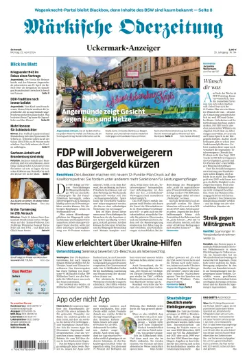 Märkische Oderzeitung (Schwedt) - 22 Apr 2024