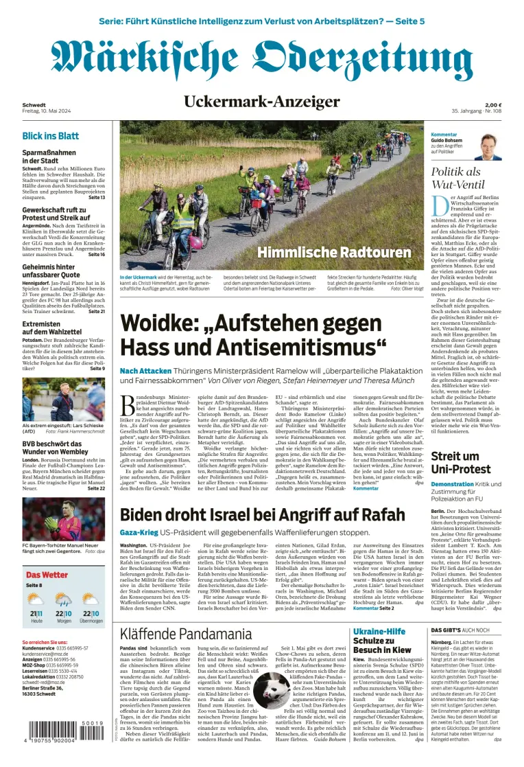 Märkische Oderzeitung (Schwedt)