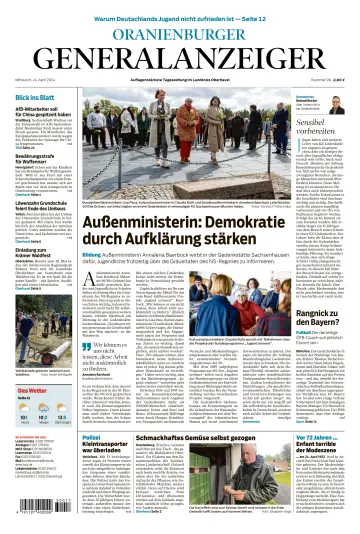 Oranienburger Generalanzeiger - 24 Apr 2024
