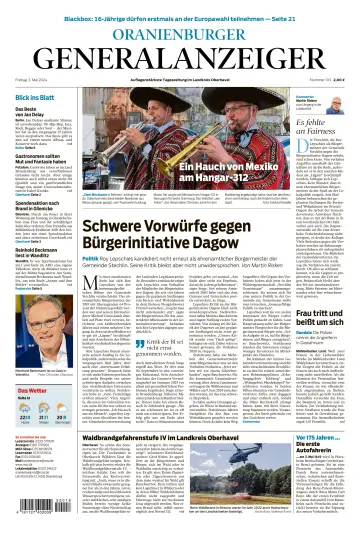 Oranienburger Generalanzeiger - 3 May 2024
