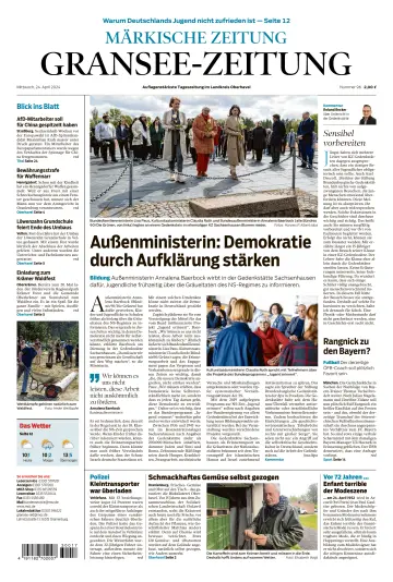 Gransee-Zeitung - 24 abr. 2024