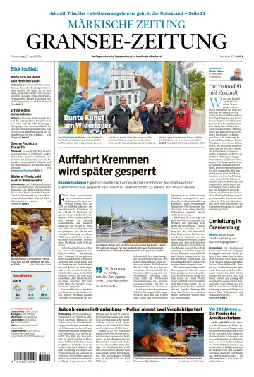 Gransee-Zeitung - 25 abr. 2024