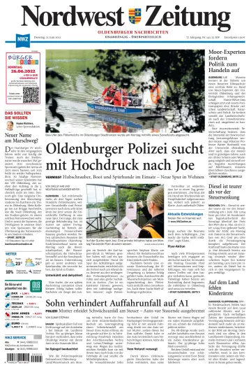 Nordwest-Zeitung - 21 六月 2022