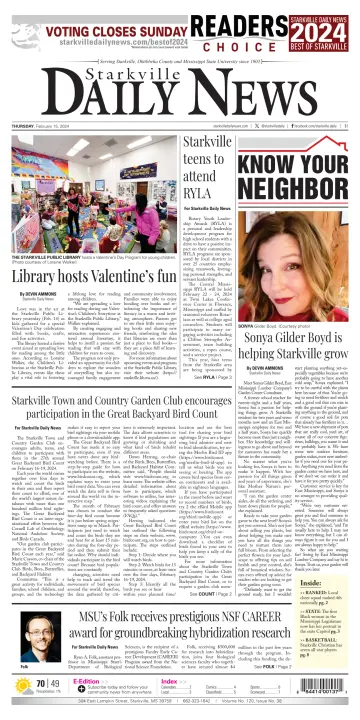Starkville Daily News - 15 Feb 2024